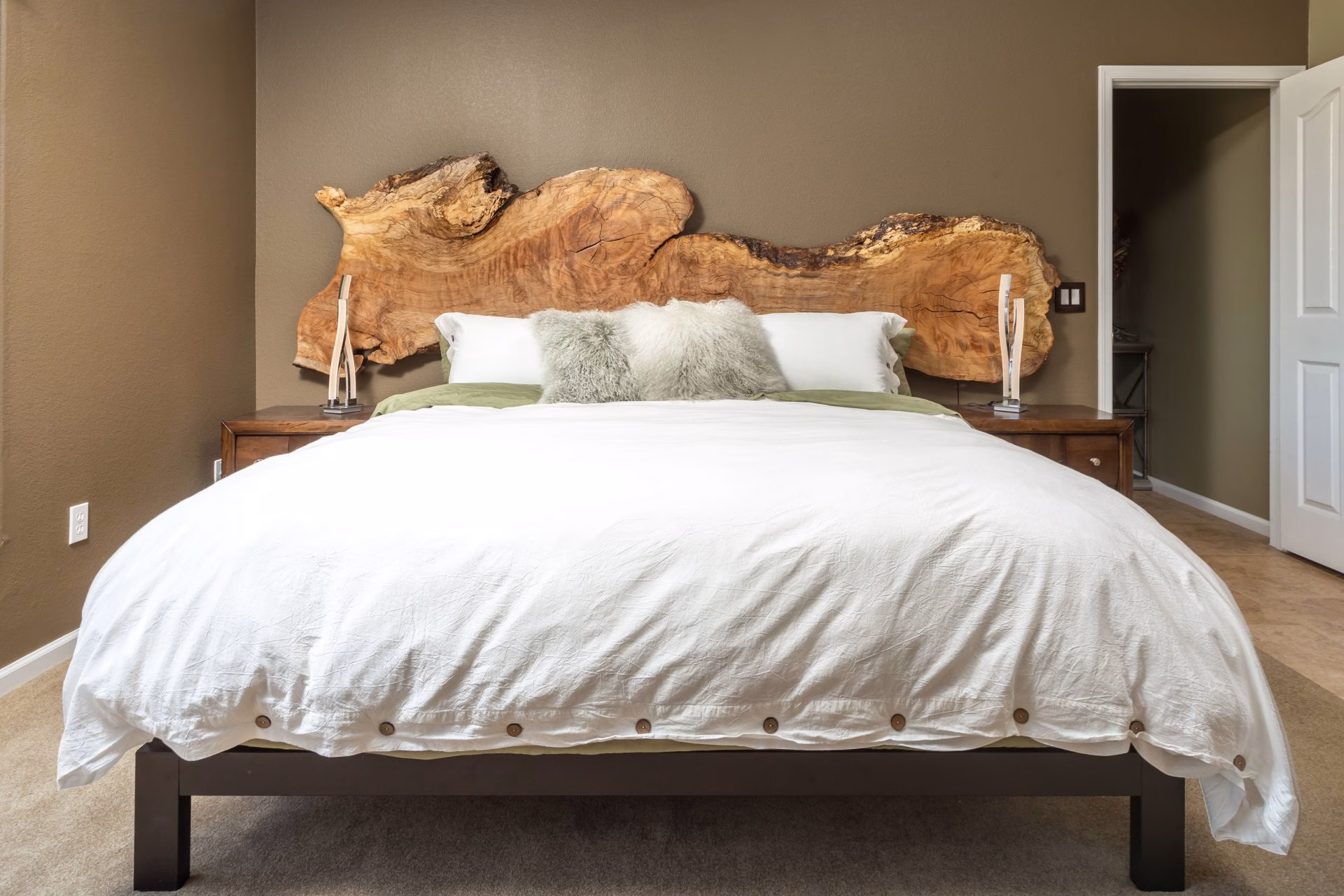 live edge bedroom headboards by WoodLab of New York